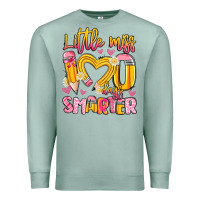 Seafoam little miss 100 days smarter Premium Sweatshirt - Artiststas