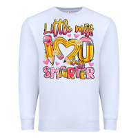 White little miss 100 days smarter Premium Sweatshirt - Artiststas