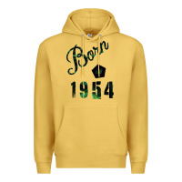 Antique Gold Born in 1954 Premium Hoodie - Bettercallsaul