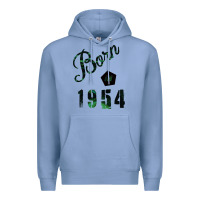 Colony Blue Born in 1954 Premium Hoodie - Bettercallsaul