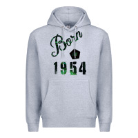 Heather Grey Born in 1954 Premium Hoodie - Bettercallsaul