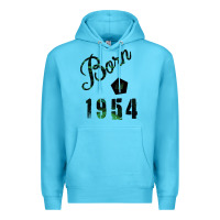 Ocean Blue Born in 1954 Premium Hoodie - Bettercallsaul