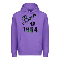 Purple Born in 1954 Premium Hoodie - Bettercallsaul