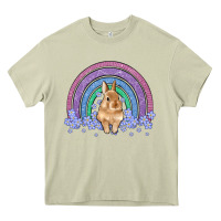 Mossy bunny rainbow Heavy Core Tee - Artiststas