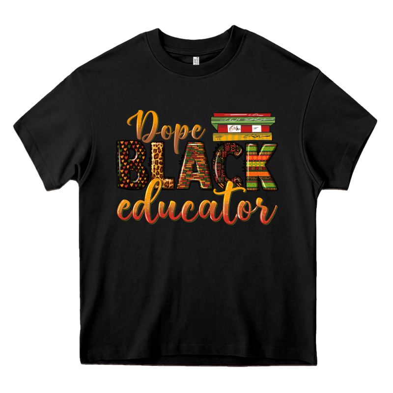 Dope Black Educator Heavy Core Tee by texasbilliewilder | Teevron