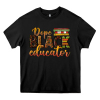 Black dope black educator Heavy Core Tee - texasbilliewilder