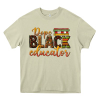 Mossy dope black educator Heavy Core Tee - texasbilliewilder
