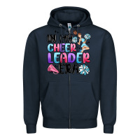 Navy in my cheer leader era Zipper Hoodie - MaliasSmallBusiness