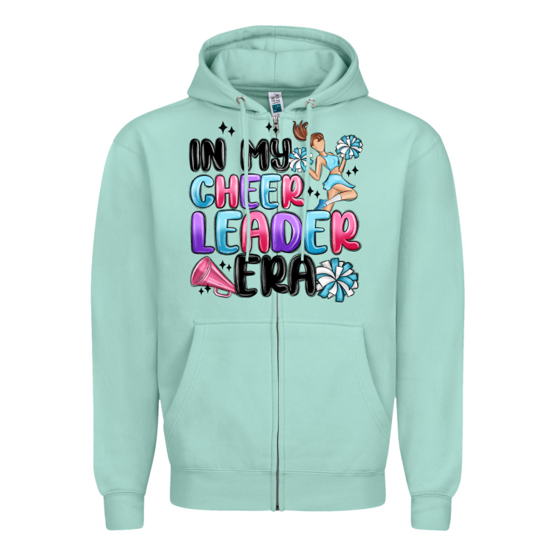 In My Cheer Leader Era Zipper Hoodie by MaliasSmallBusiness | Teevron