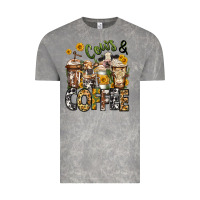 Cloud Rock cows and coffee cups Vintage Tee - Jasminsmagicworld