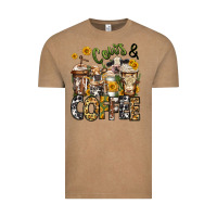 Vintage Coffee cows and coffee cups Vintage Tee - Jasminsmagicworld