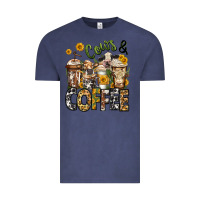 Vintage Denim cows and coffee cups Vintage Tee - Jasminsmagicworld