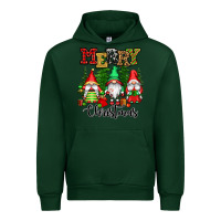 Forest Green merry christmas gnomes Urban Hoodie - CowGirlArtShop