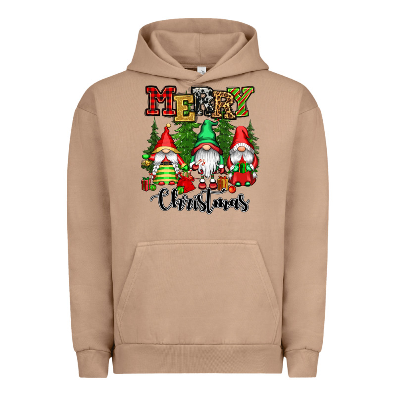 Merry Christmas Gnomes Urban Hoodie by CowGirlArtShop | Teevron