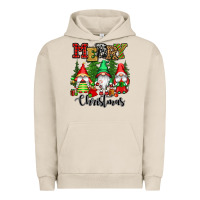 Pigment French Oak merry christmas gnomes Urban Hoodie - CowGirlArtShop
