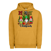 Pigment Peanut Butter merry christmas gnomes Urban Hoodie - CowGirlArtShop