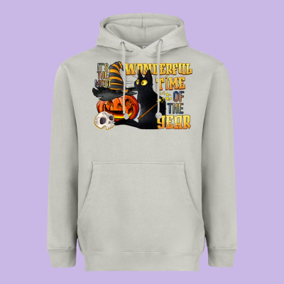 Wonderful Time Of The Year Halloween Heavyweight Hoodie Designed By Lillyallendesigns