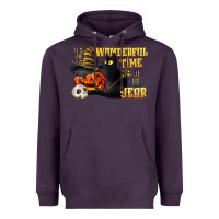 Plum wonderful time of the year halloween Heavyweight Hoodie - LillyAllenDesigns