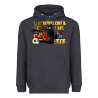 Smoke wonderful time of the year halloween Heavyweight Hoodie - LillyAllenDesigns