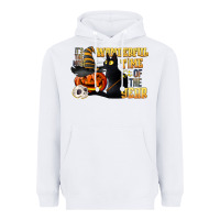 White wonderful time of the year halloween Heavyweight Hoodie - LillyAllenDesigns