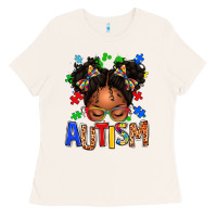 Bone autism afro girl Ladies Tee - texasbilliewilder