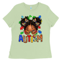 Matcha autism afro girl Ladies Tee - texasbilliewilder