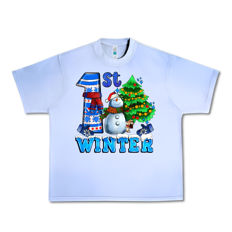 First Winter With Snowman Urban Heavy Tee by AdoDesignShop | Teevron