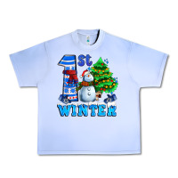Grape Ice first winter with snowman Urban Heavy Tee - AdoDesignShop