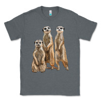 Charcoal Heather 3 meerkat Classic Tee - LillyAllenDesigns