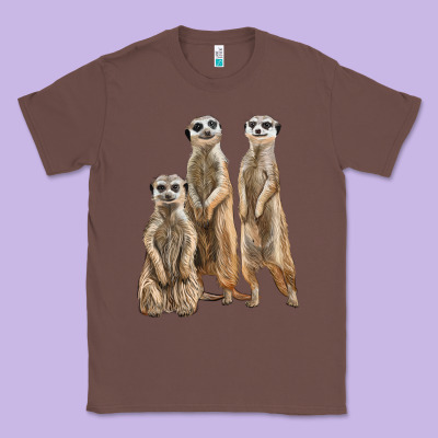 3 Meerkat Classic Tee Designed By Lillyallendesigns