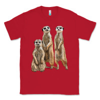Red 3 meerkat Classic Tee - LillyAllenDesigns