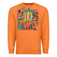 Carrot feeding kids is a work of heart Premium Sweatshirt - Artiststas