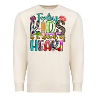 Sandshell feeding kids is a work of heart Premium Sweatshirt - Artiststas
