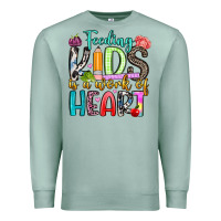 Seafoam feeding kids is a work of heart Premium Sweatshirt - Artiststas
