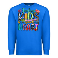 True Royal feeding kids is a work of heart Premium Sweatshirt - Artiststas