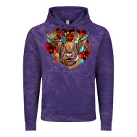 Cloud Purple christmas cow gemstone Vintage Hoodie - JahusDesignShop