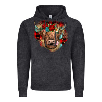 Vintage Arctic christmas cow gemstone Vintage Hoodie - JahusDesignShop