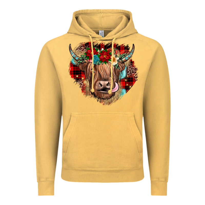 Christmas Cow Gemstone Vintage Hoodie by JahusDesignShop | Teevron