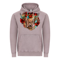 Vintage Zinc christmas cow gemstone Vintage Hoodie - JahusDesignShop