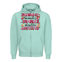 Seafoam pandulce bunuelos tamales abuelita cafecito Zipper Hoodie - MaliasSmallBusiness