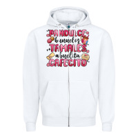 White pandulce bunuelos tamales abuelita cafecito Zipper Hoodie - MaliasSmallBusiness