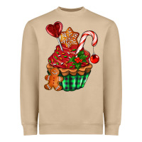 Mushroom christmas cupcake Heavyweight Sweatshirt - AdoDesignShop