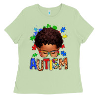 Matcha autism afro kid Ladies Tee - texasbilliewilder