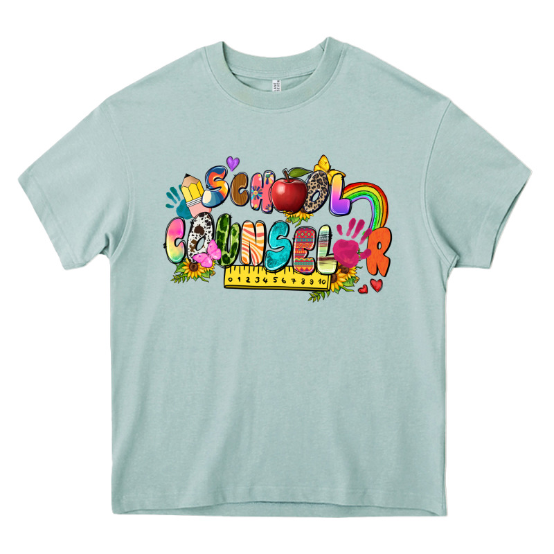 School Counselor Heavy Core Tee by Zillion Design Studio | Teevron