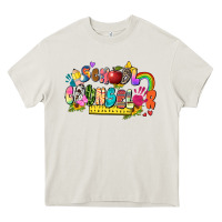 Cream school counselor Heavy Core Tee - Zillion Design Studio