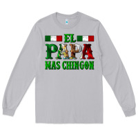 Moon Dust El Papa Mas Chingon Mexican Long Sleeve Tee - LillyAllenDesigns