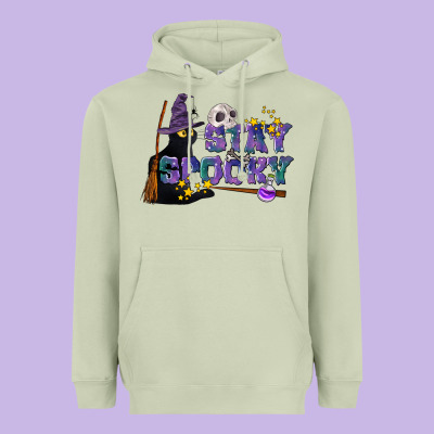 Stay Spooky With Black Cat Heavyweight Hoodie Designed By Lillyallendesigns