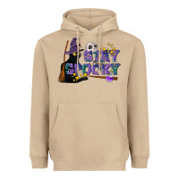Mushroom Stay Spooky With Black Cat Heavyweight Hoodie - LillyAllenDesigns
