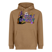 Toasted Coconut Stay Spooky With Black Cat Heavyweight Hoodie - LillyAllenDesigns