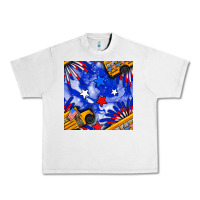 Lunar Rock 4th of july school bus seamless pattern Urban Heavy Tee - BundleAndBundleShop